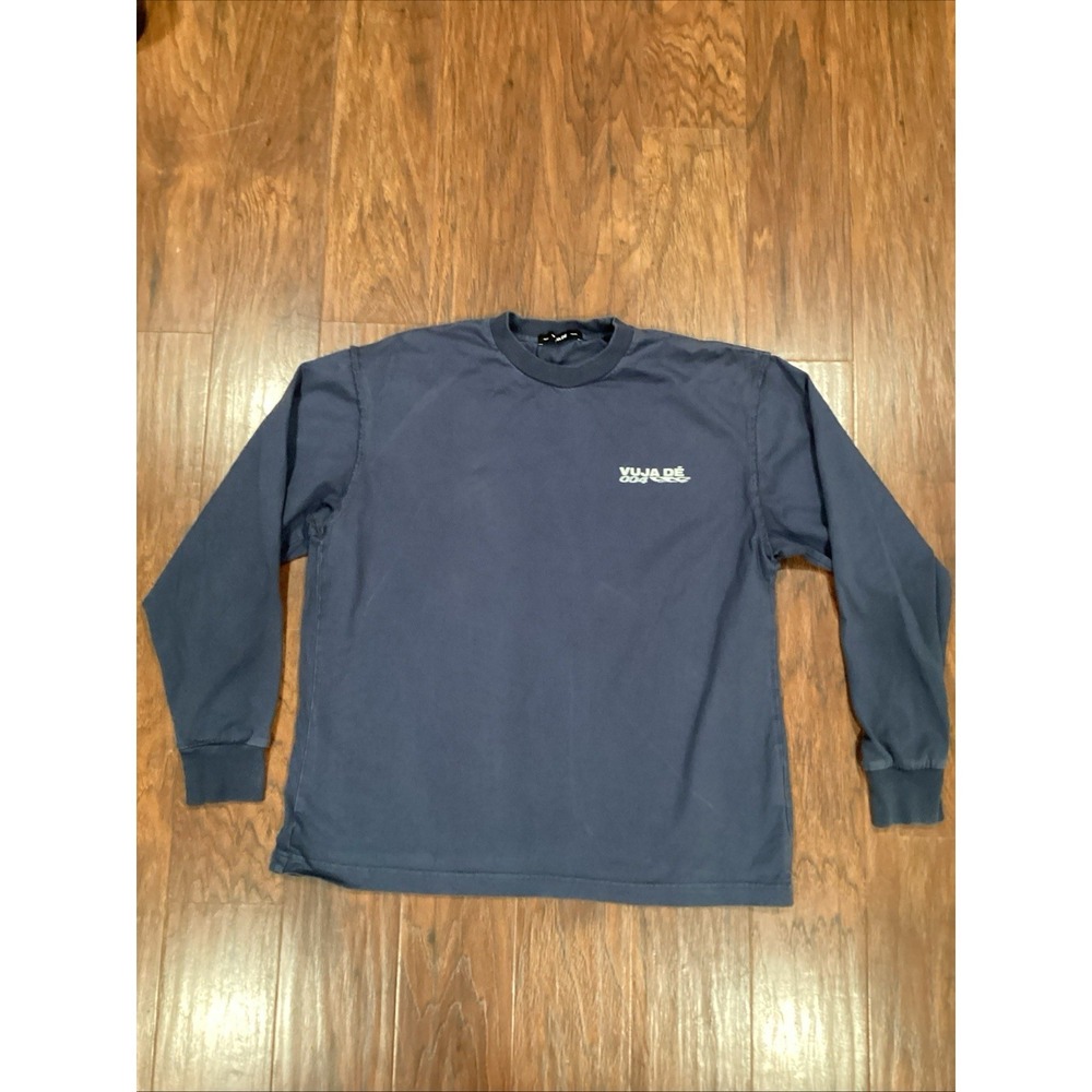 Vuja De' Long sleeve Small Blue Tee